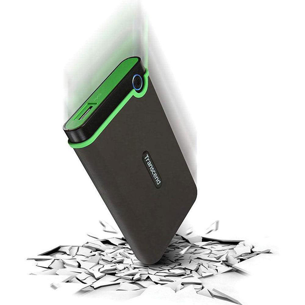 Transcend StoreJet 25M3 4TB Portable External Hard Drive - Gray