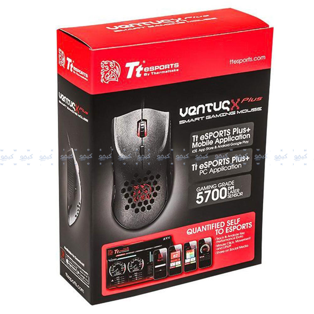 Tt eSPORTS Ventus X PLUS Wired Gaming Mouse 10000Dpi