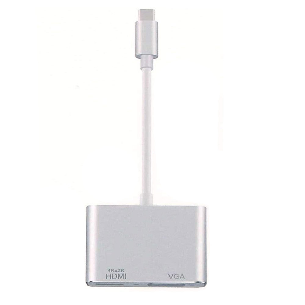 Type-C To (VGA+ HDMI) 4K Converter