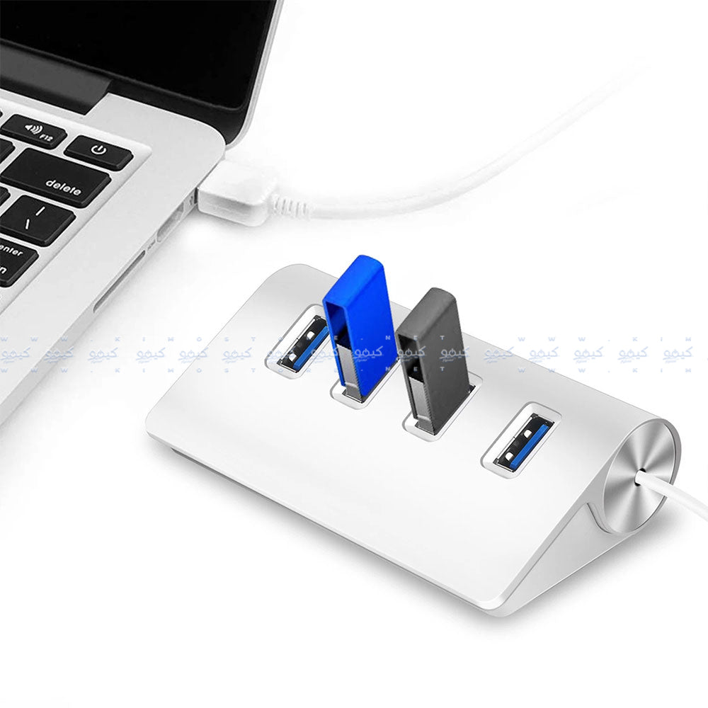 USB 3.0 HUB 4 Ports Aluminum