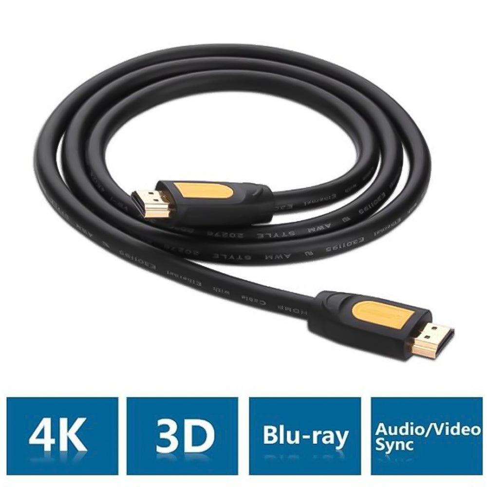كابل شاشة 4K HDMI يوجرين 1 متر 10115 - أسود