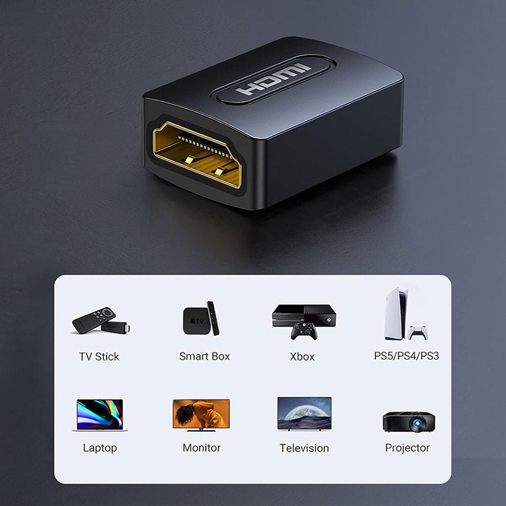 موصل يو جرين HDMI - اسود