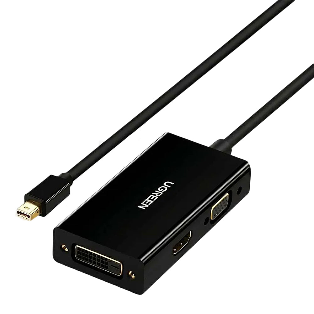 Ugreen 20418 Mini DisplayPort To (VGA + HDMI + DVI) Converter