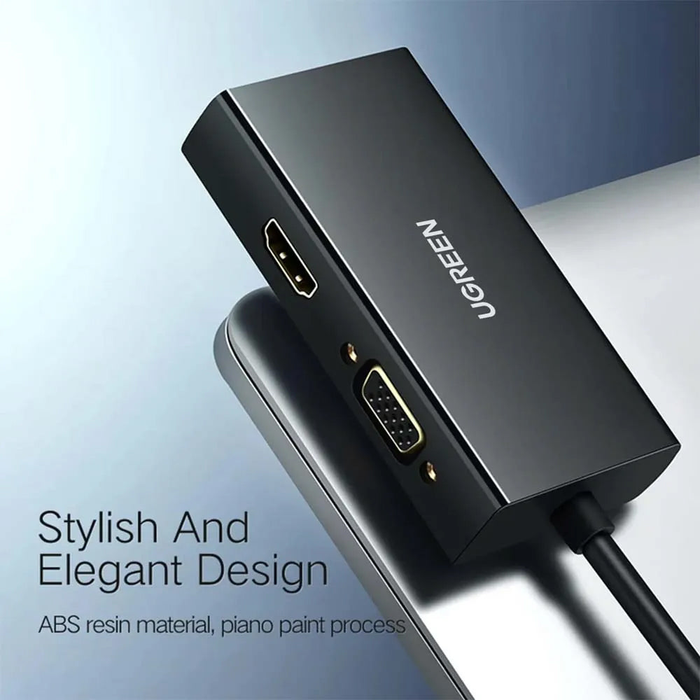 Ugreen Mini DisplayPort To (VGA + HDMI + DVI) Converter