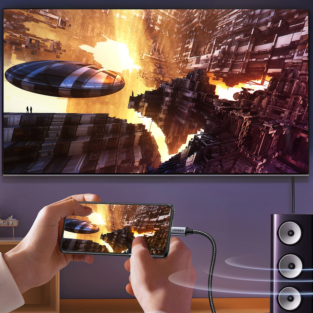 محول تايب سي إلى DisplayPort يوجرين 2 متر 25158
