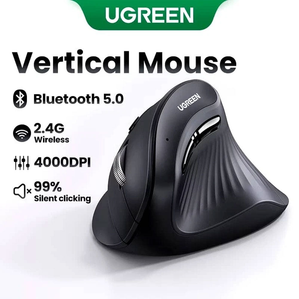 Ugreen 25444 Vertical Ergonomic Dual Mode Bluetooth Wireless