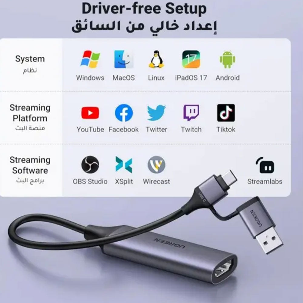 بطاقة التقاط الفيديو يوجرين