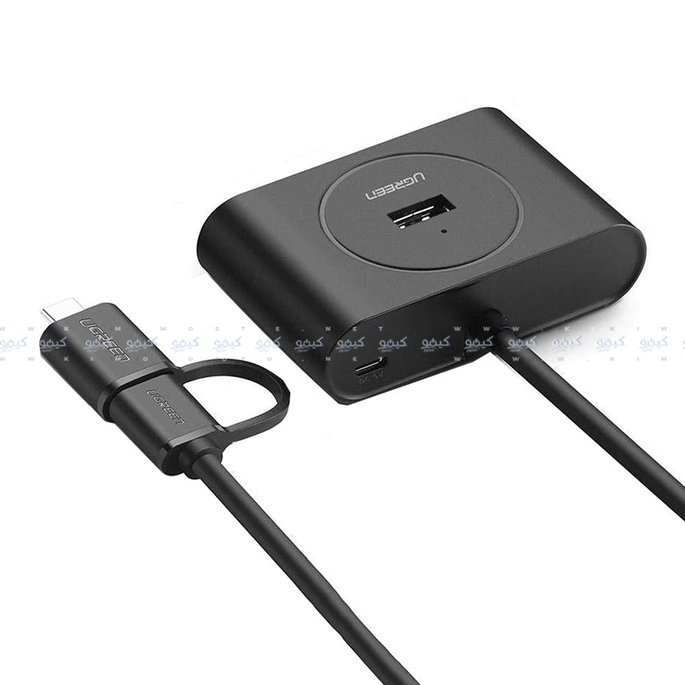 موزع 4 في 2 تايب سي + يو اس بي 3.0 يوجرين 4 منافذ 40850