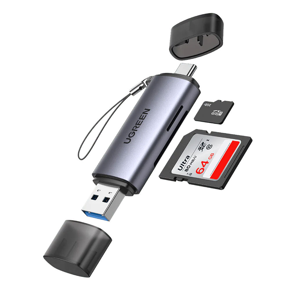 Ugreen 50706 2in1 Type-C + USB Multifunction OTG Card Reader