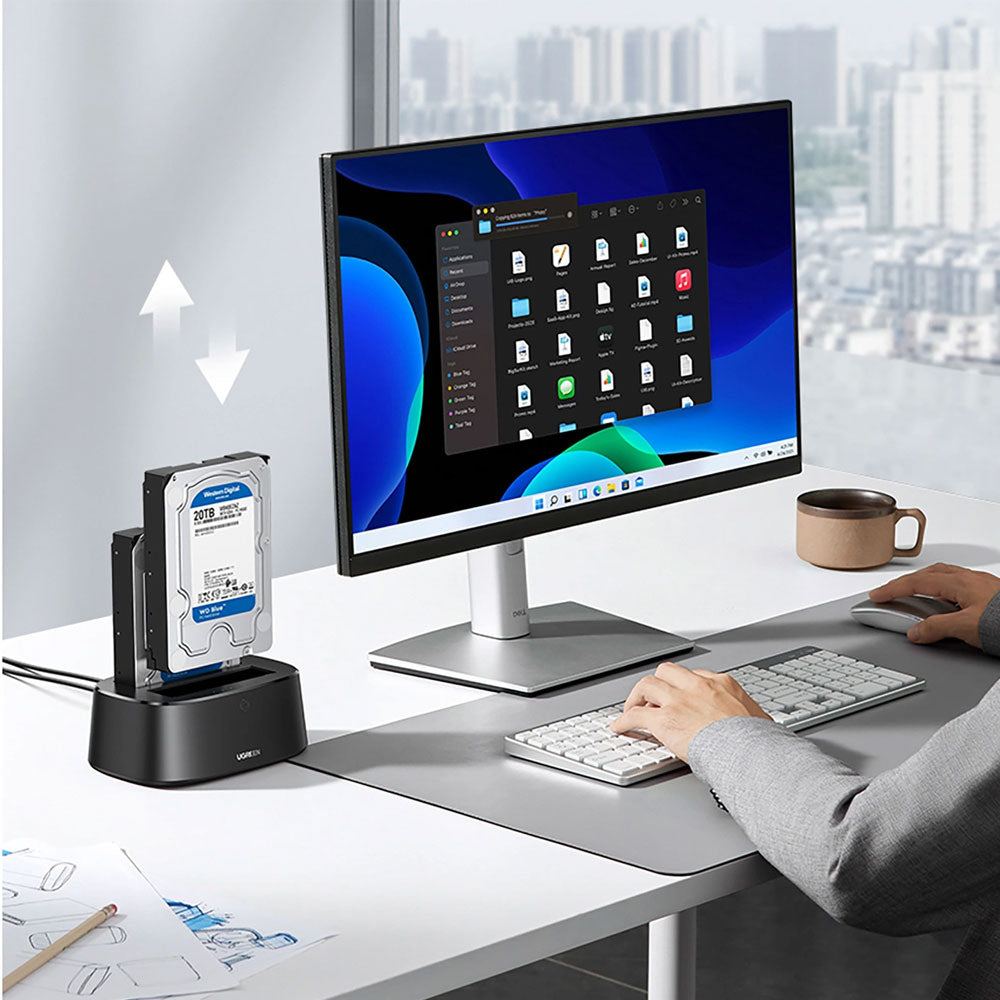 قاعدة توزيع يوجرينUSB 3.0 ثنائي القناه 50857 SATA