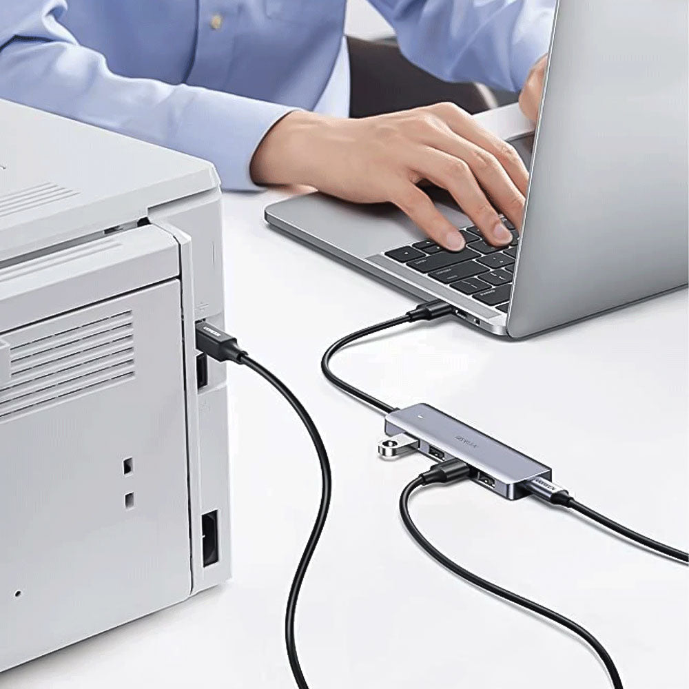 Ugreen 50985 5in1 USB 3.0 HUB 4 Ports With Type-C Port