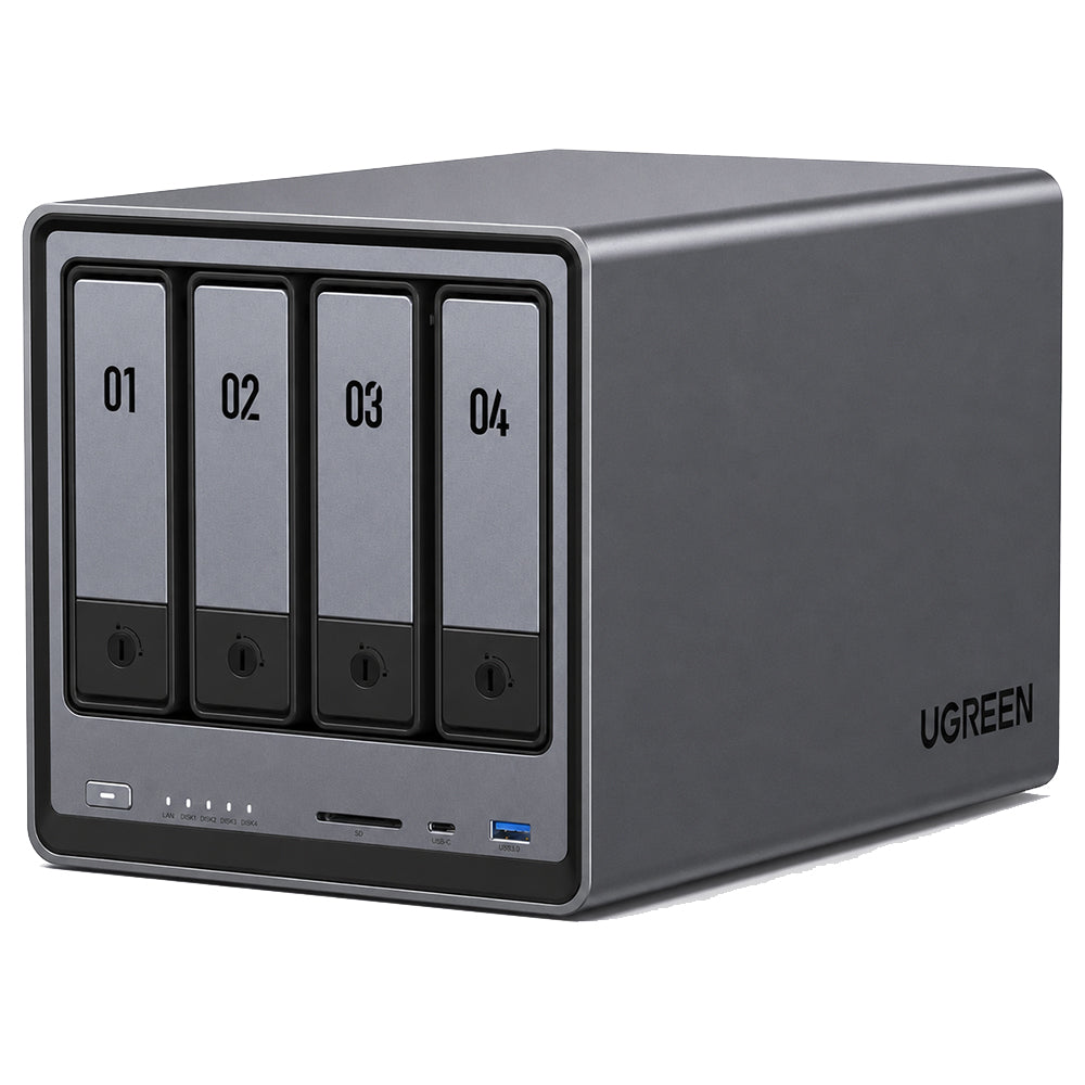 Ugreen NASync DXP4800 25372B 4-Bay Storage NAS Enclosure