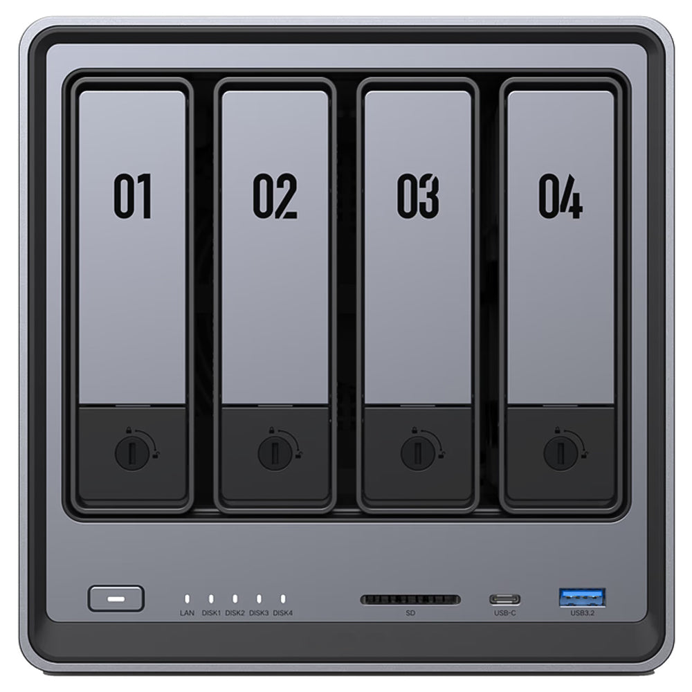 Ugreen NASync DXP4800 25372B 4-Bay Storage NAS Enclosure