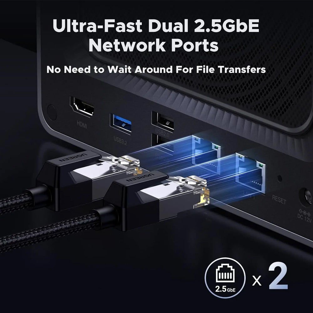 Ugreen NASync DXP4800 Plus 35261 4-Bay Storage NAS Enclosure