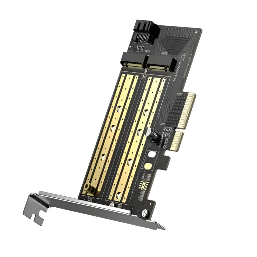Ugreen 70504 M.2 NVMe + M.2 SATA To PCI Express 3.0 x4 Expansion Adapter Card