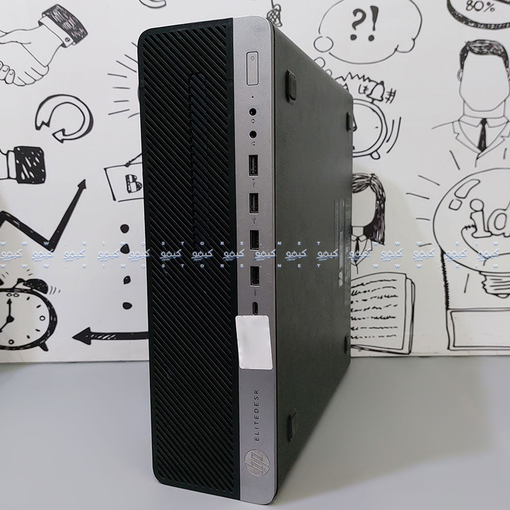 كمبيوتر ديسك توب اتش بي EliteDesk 800 G4 SFF (انتل كور i7-8700 - رام 8 جيجابايت DDR4 - انتل UHD جرافيكس) استعمال خارج