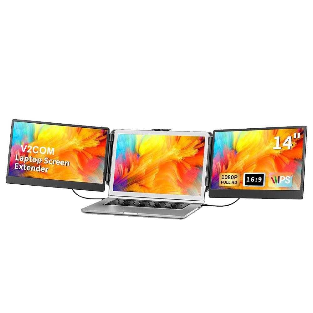 موسّع شاشة لاب توب ثلاثي في2كوم محمولة 14 بوصة 60 هرتز S2 IPS FHD