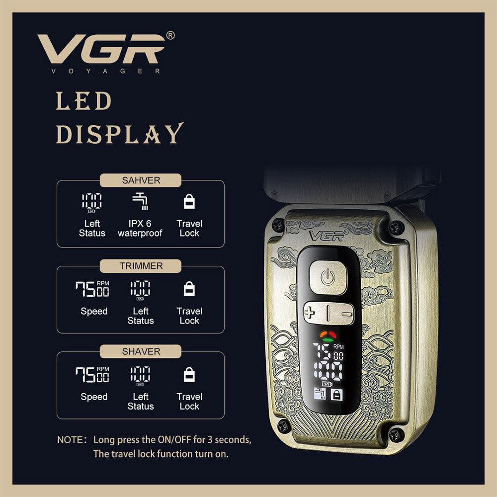 VGR Professional Barber Combo