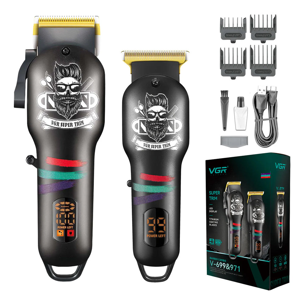 VGR Professional Barber Combo V-699 & V-971