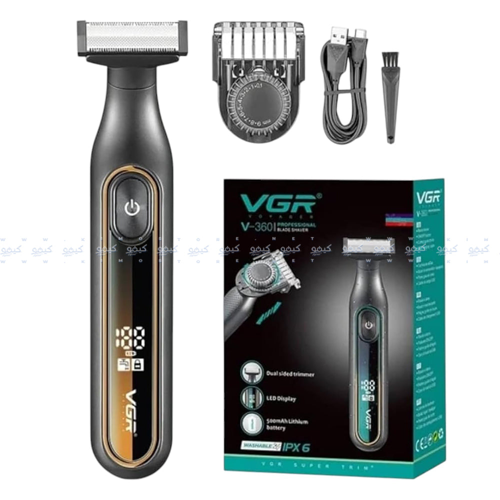 VGR Professional Blade Shaver V-360 - Gold