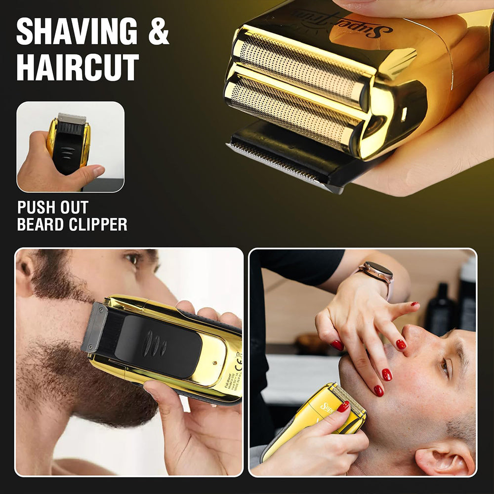 ماكينة حلاقة فويل في جي ار بروفيشنال V-332 - ذهبي