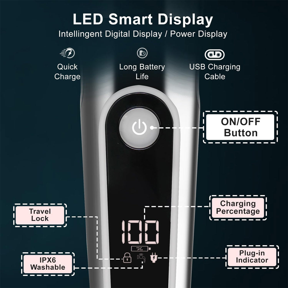 مجموعة حلاقة وتشذيب الشعر 11 في 1 في جي ار V-107