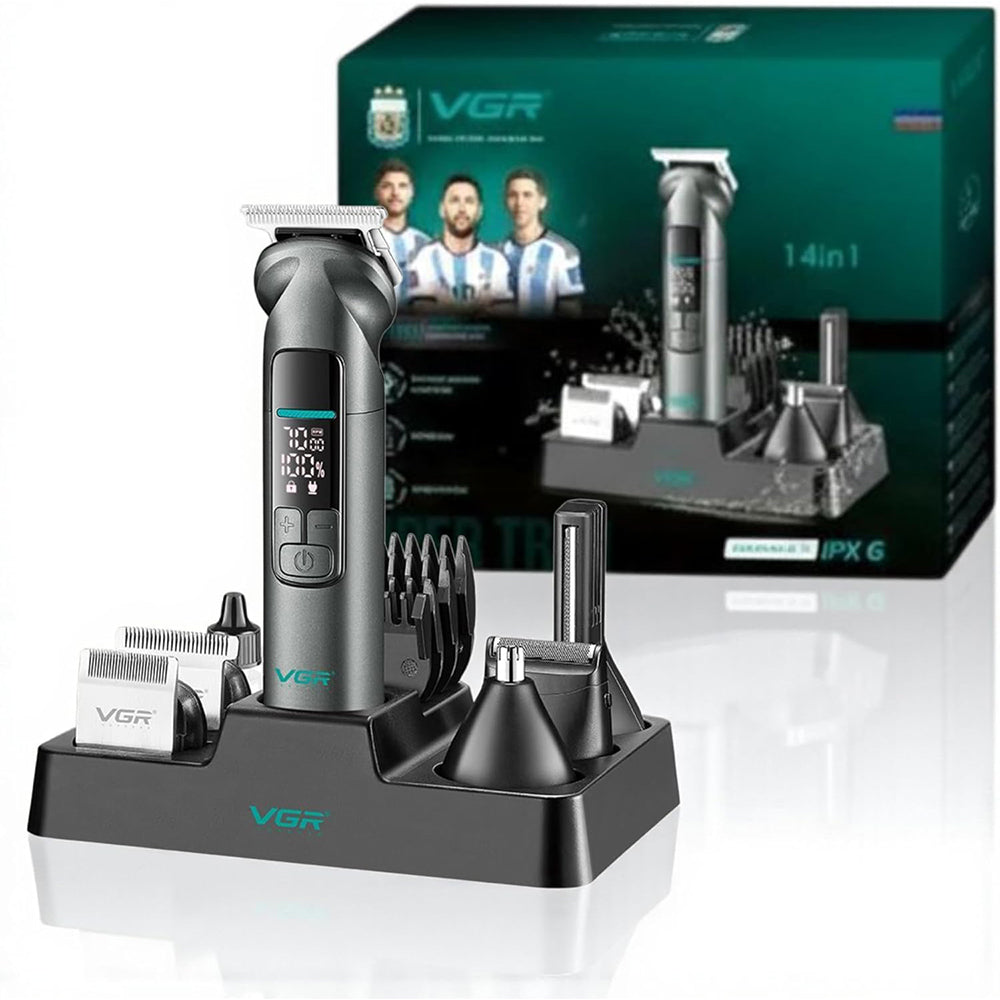 VGR Professional Grooming Kit 14-in-1 V-096