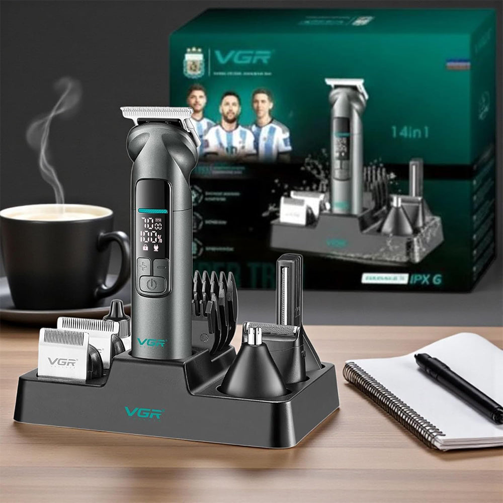 VGR Professional Grooming Kit 14-in-1 V-096