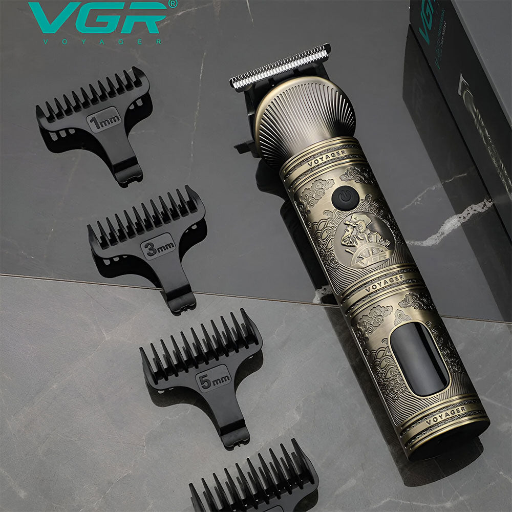 مجموعة حلاقة وتشذيب الشعر 6 في 1 في جي ار بروفيشنال