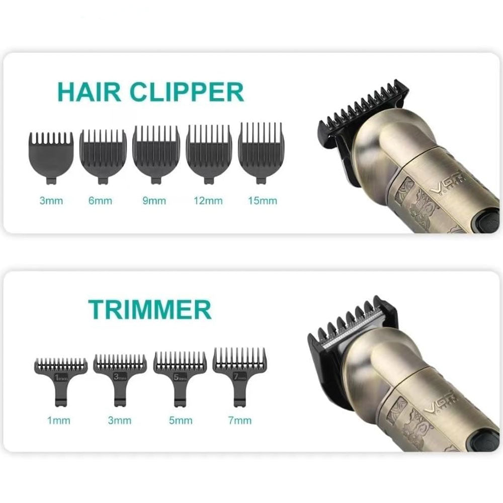 مجموعة حلاقة وتشذيب الشعر 6 في 1 في جي ار V-109