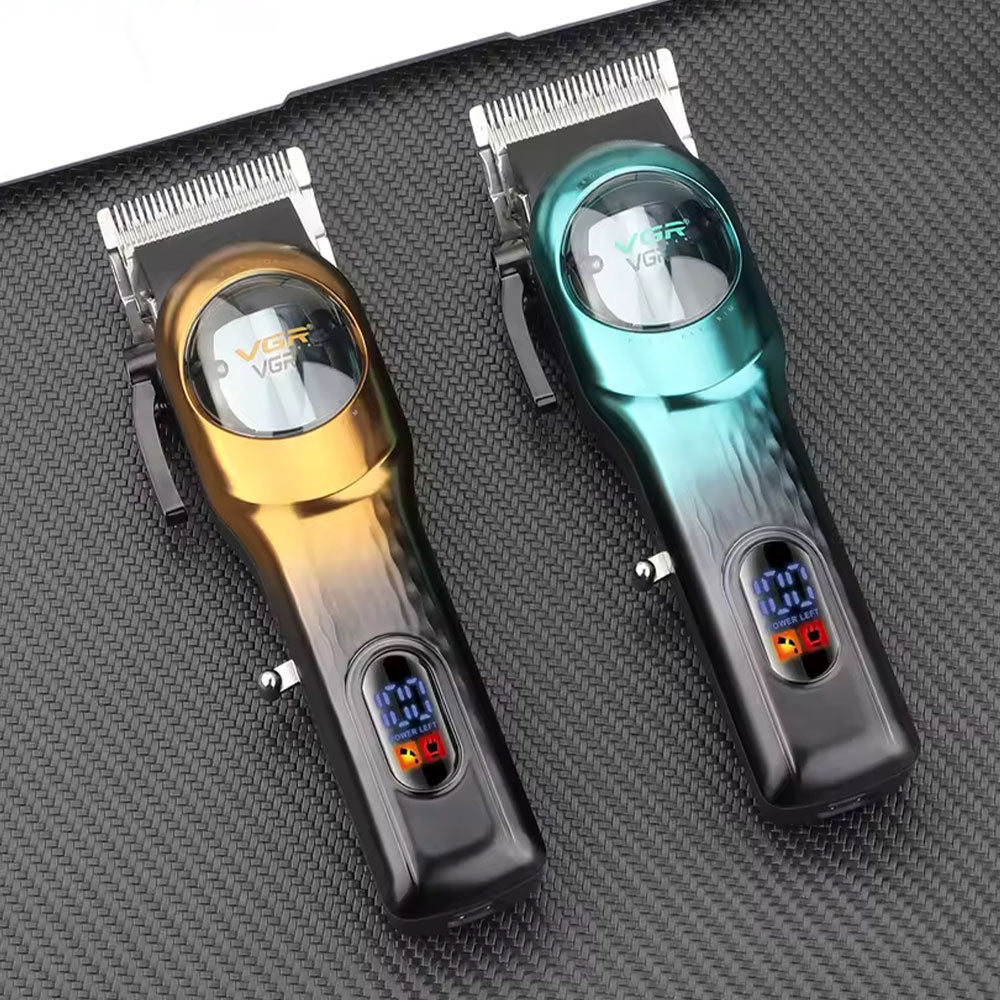 ماكينة قص الشعر في جي ار بروفيشنال V-166 - أصفر