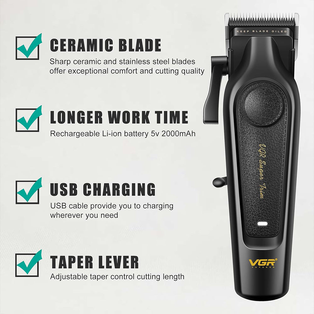 VGR Professional Hair Clipper V-197