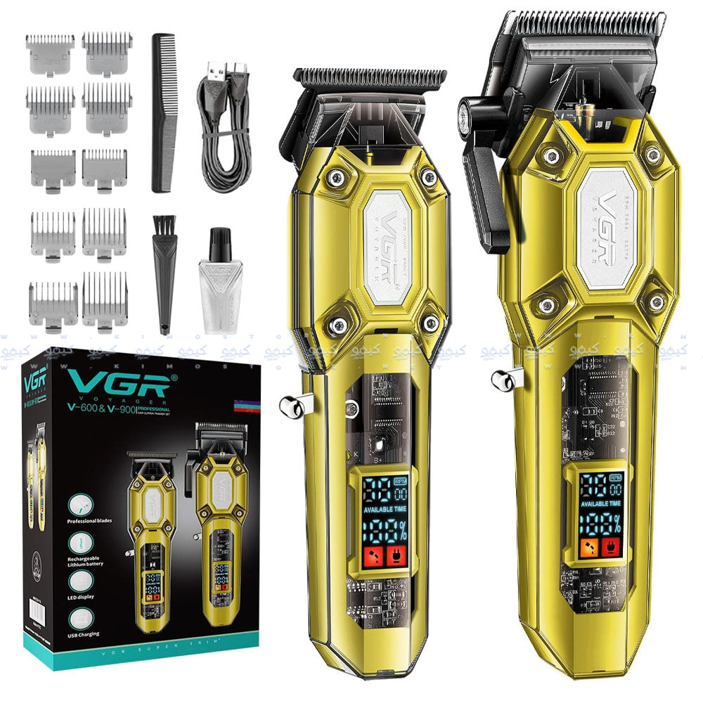 ماكينة قص و تشذيب الشعر في جي ار بروفيشنال V-600 & V-900