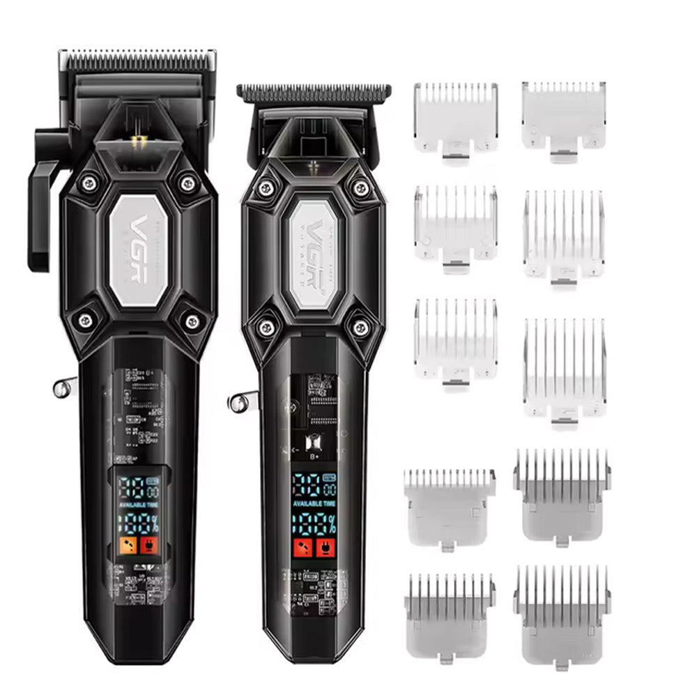 VGR Professional Hair Clipper and Trimmer Set V-600 & V-900