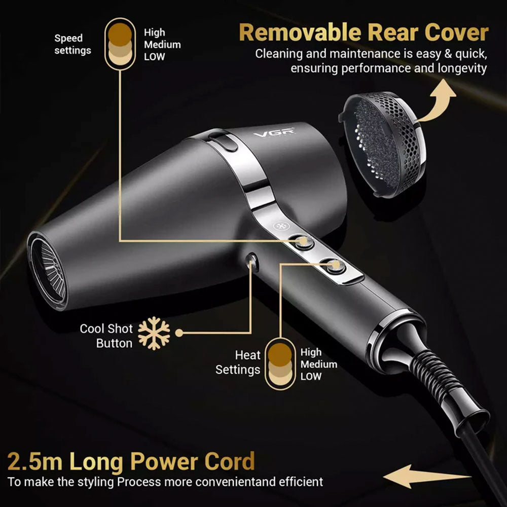 مجفف شعر في جي ار بروفيشنال V-451