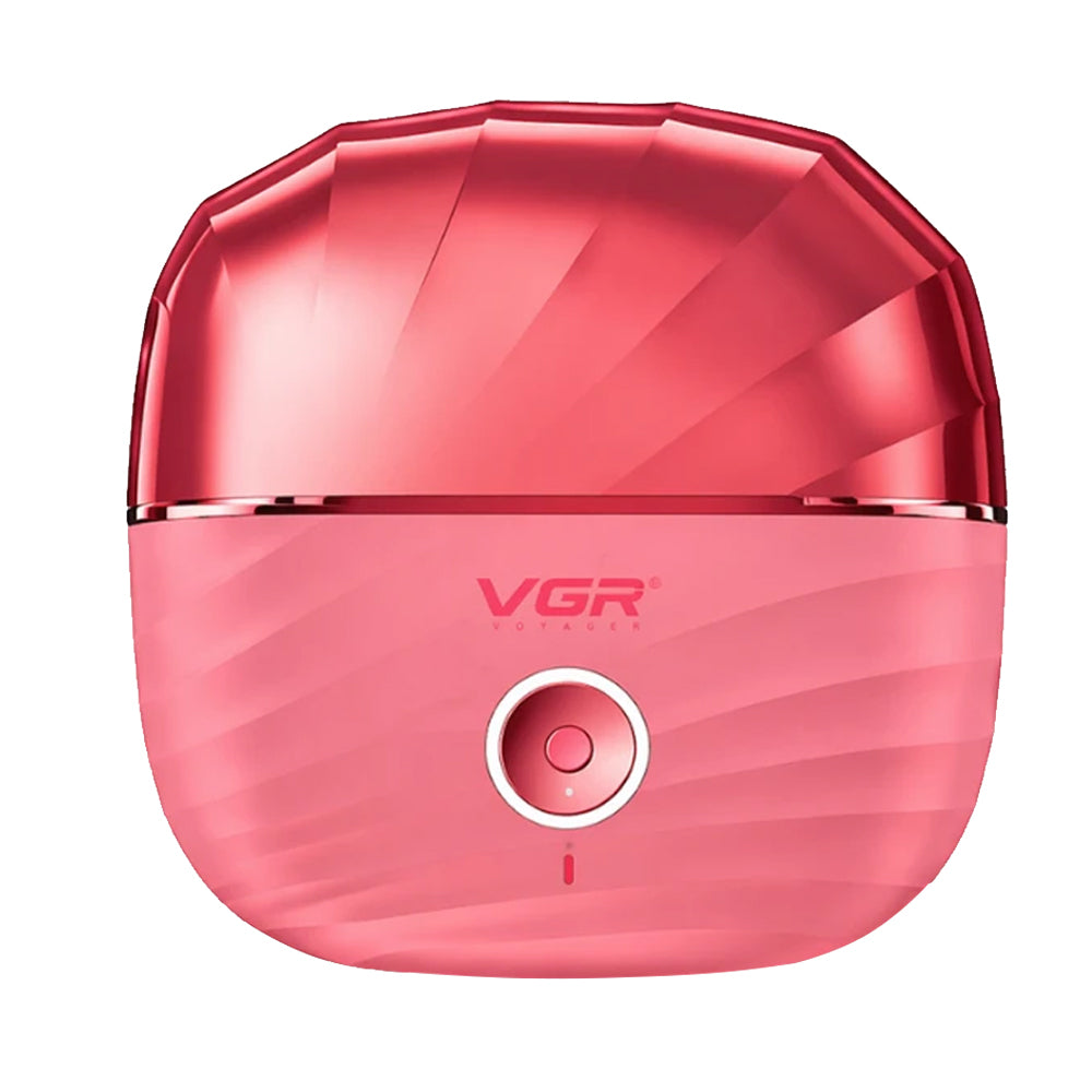 VGR Professional Hair Straightener Brush V-587 - Pink