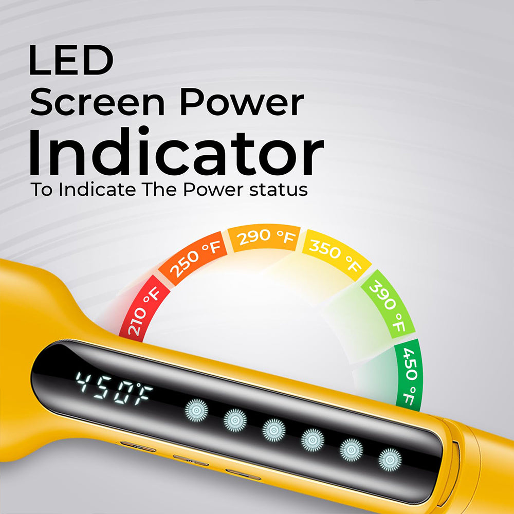 VGR Professional Hair Straightener V-521 - Yellow