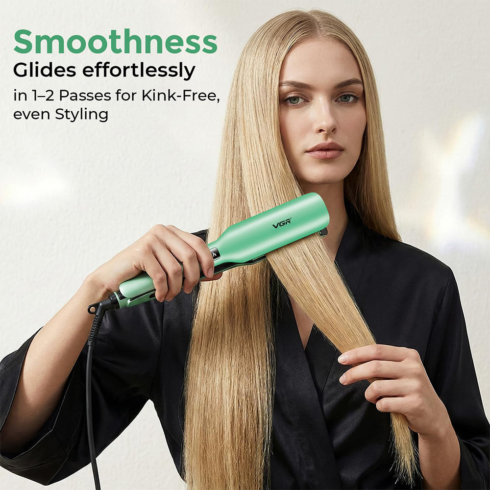 VGR Professional Hair Straightener V-526 - Green