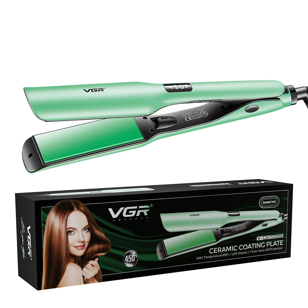VGR Professional Hair Straightener V-526 - Green