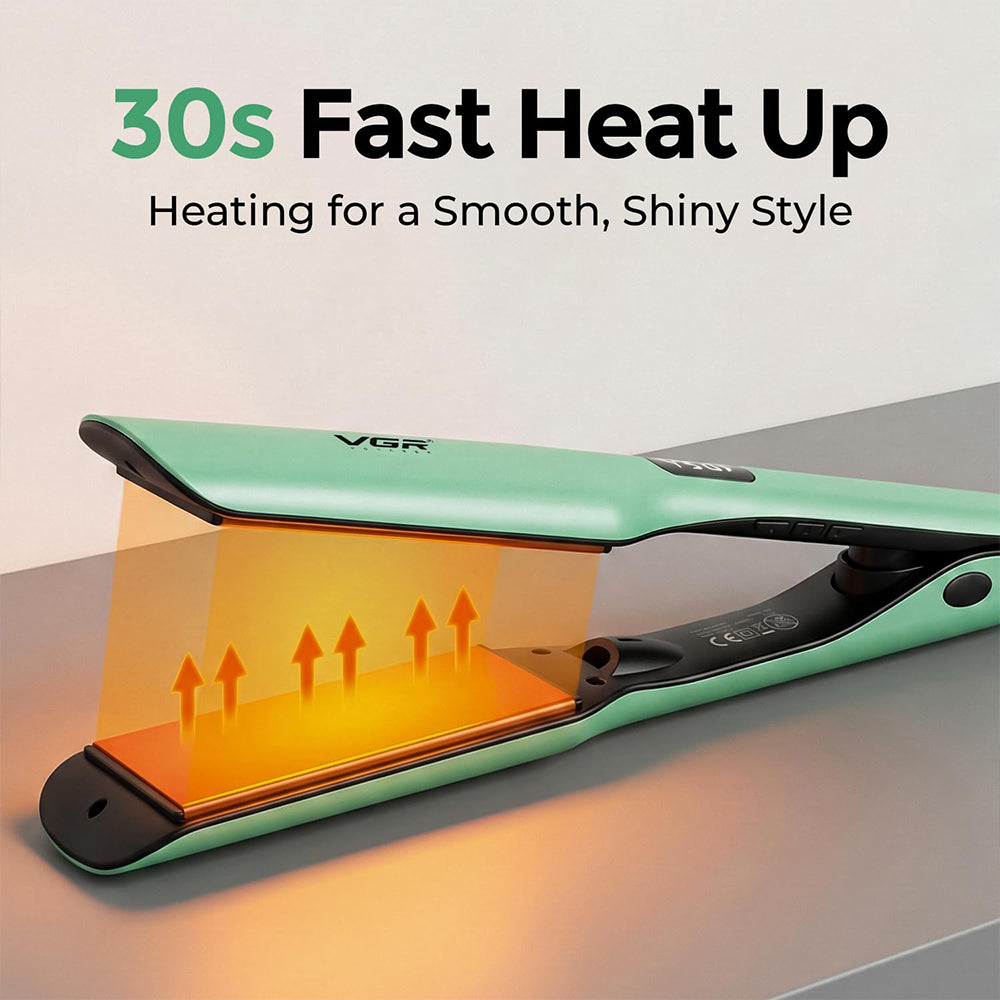 VGR Professional Hair Straightener V-526 - Green