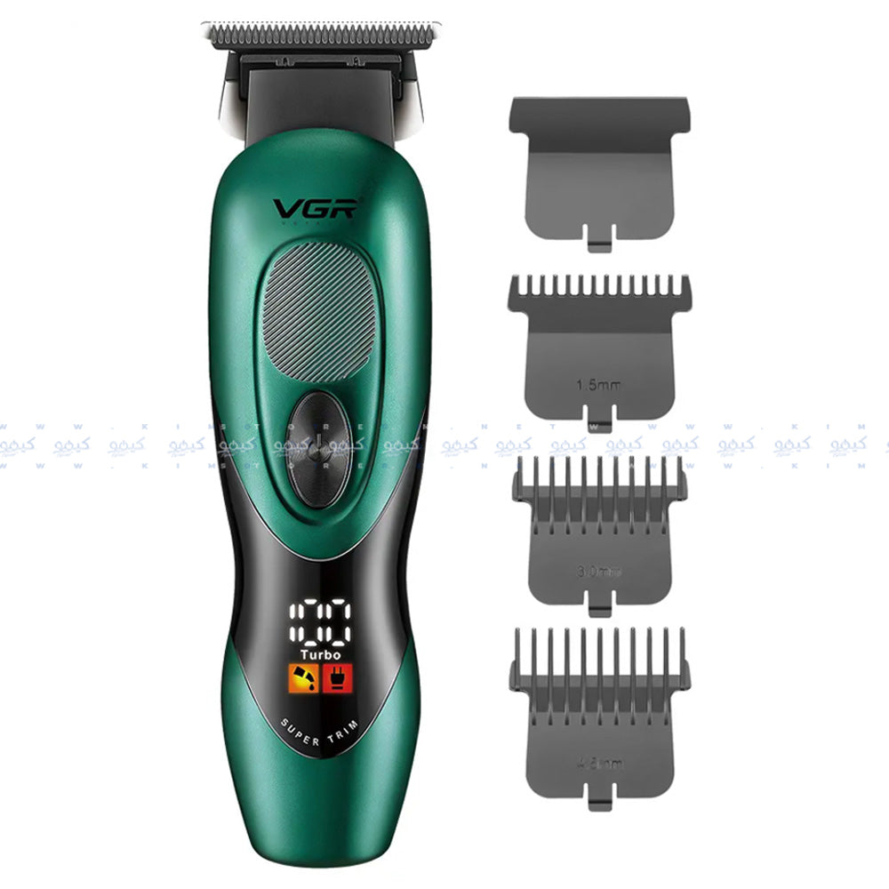 ماكينة تشذيب الشعر في جي ار بروفيشنال V-227 - أخضر