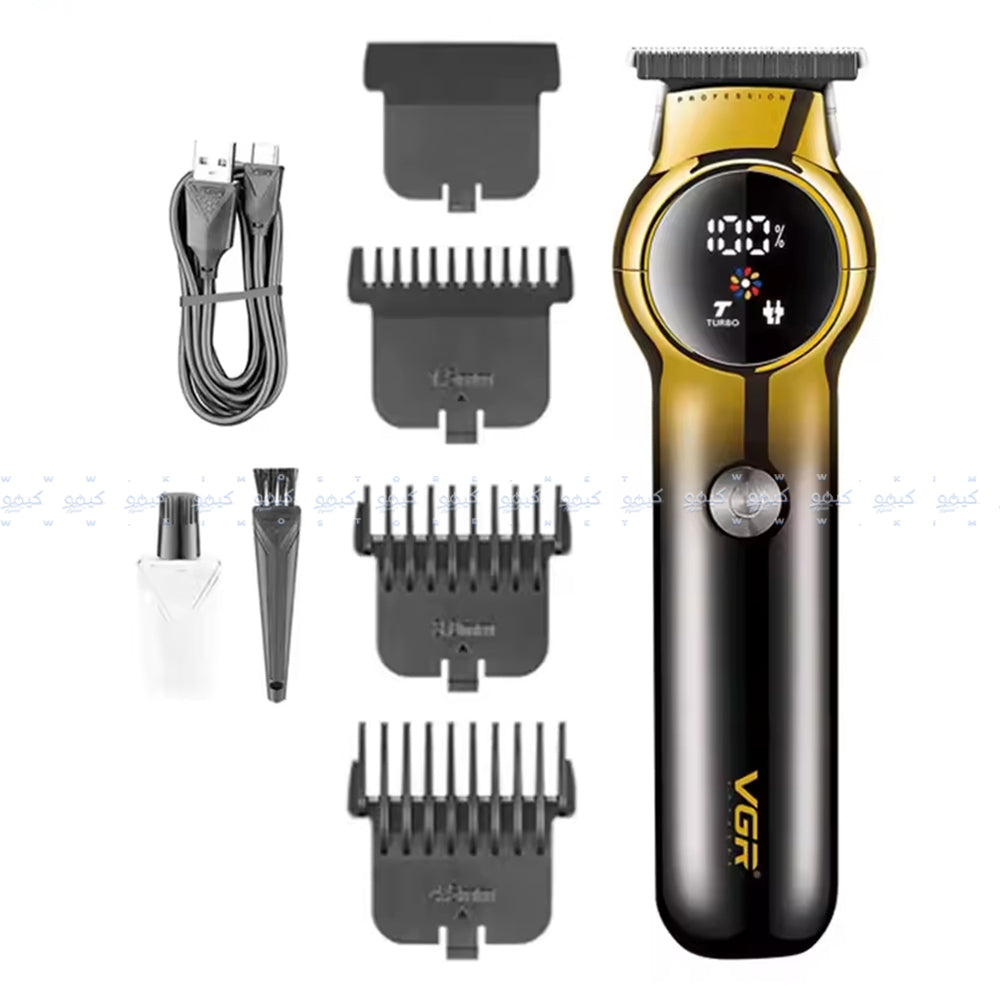 ماكينة تشذيب الشعر في جي ار بروفيشنال V-989 - أسود