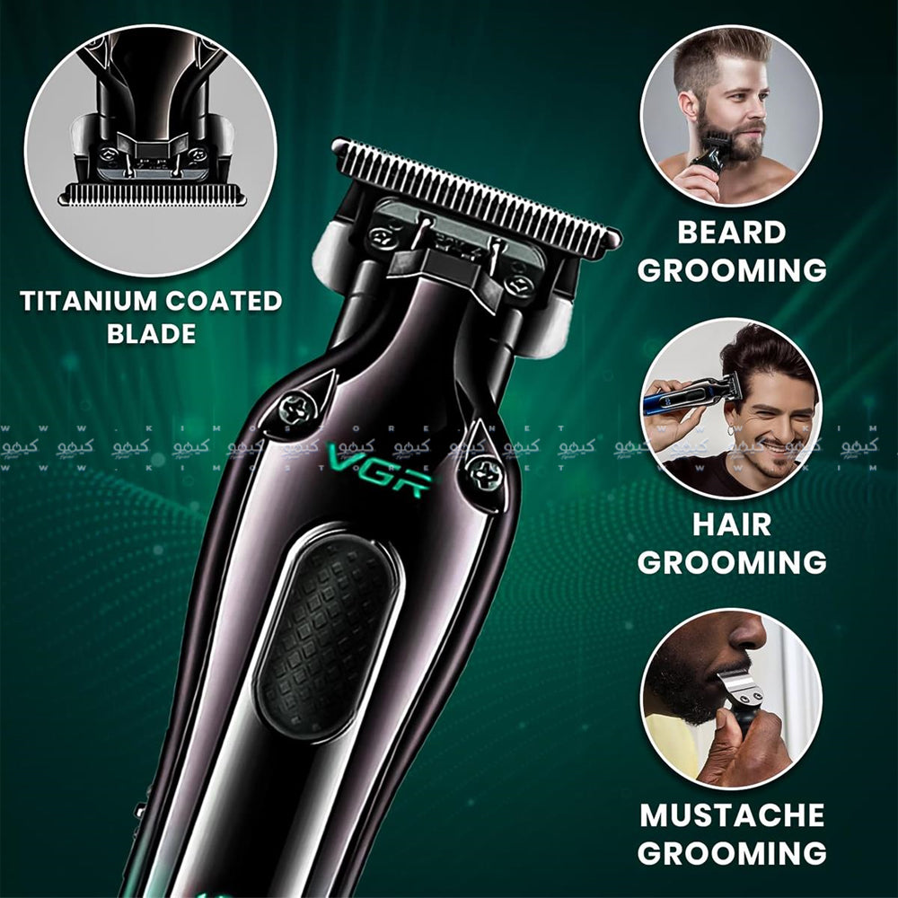 ماكينة تشذيب الشعر في جي ار بروفيشنال V-998 - أخضر