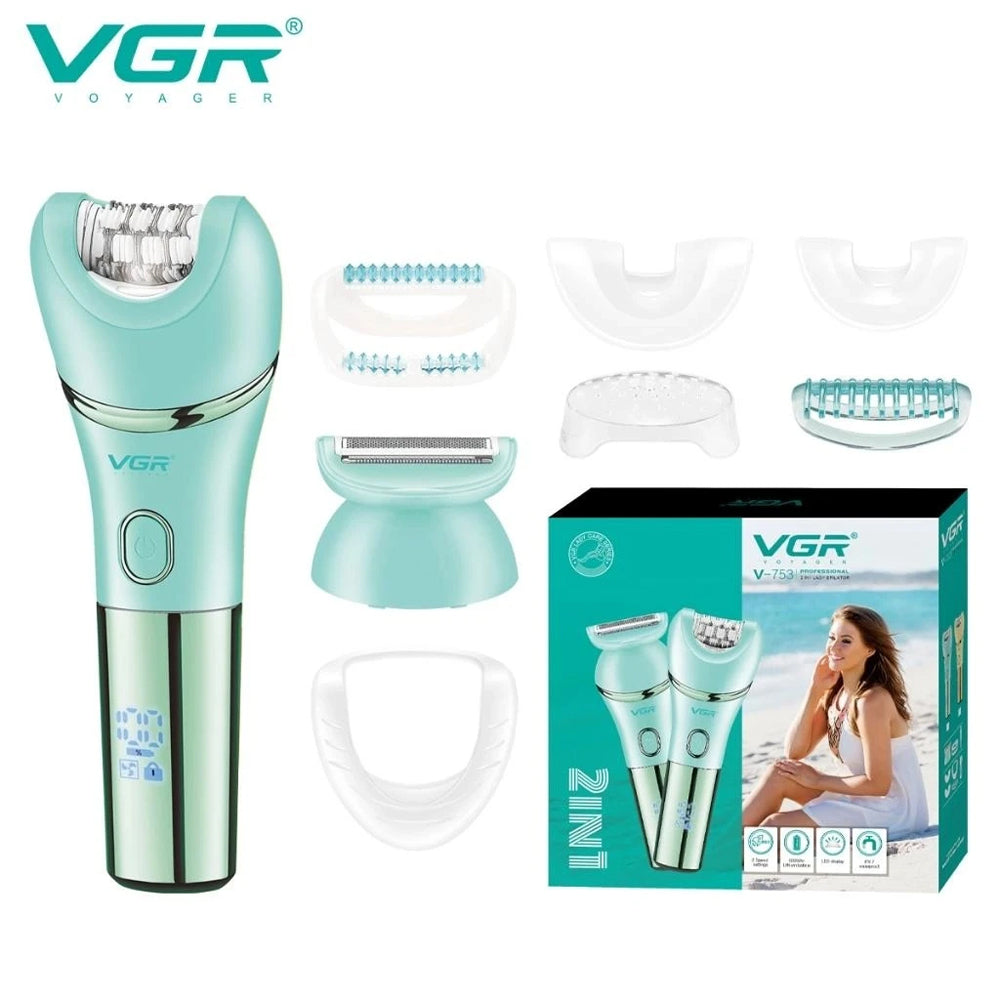 VGR Professional Lady Care Set 2-in-1 V-753 - Green
