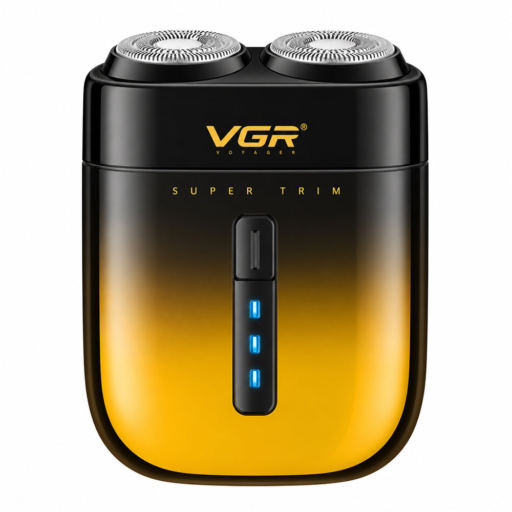 VGR Professional Men’s Shaver V-348 - Black x Yellow