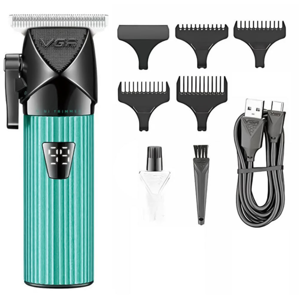 VGR Professional Mini Hair Trimmer V-037 - Green