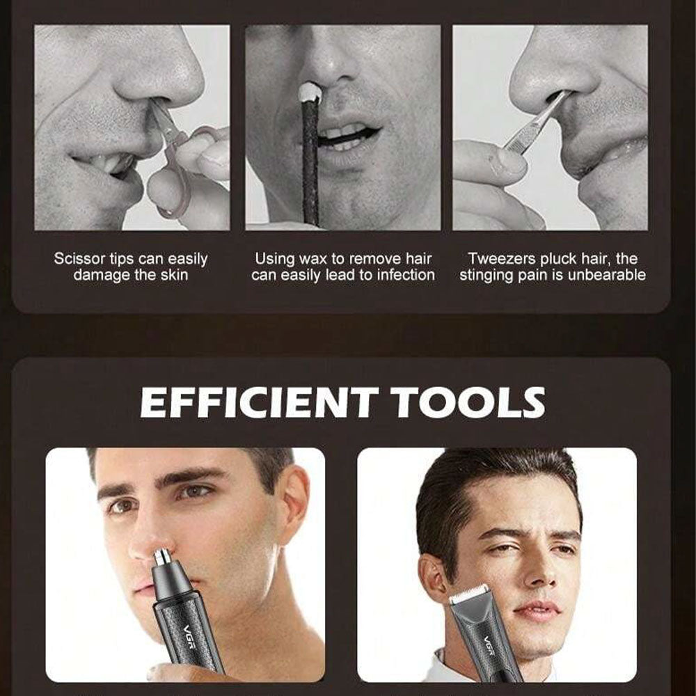 مجموعة حلاقة و تشذيب شعر الانف و الجسم في جي ار