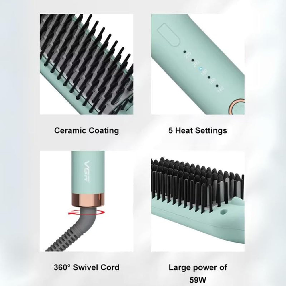 VGR Straightener Brush V-592