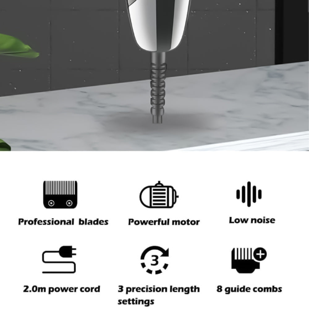 Professional Hair Clipper V-127 - Black