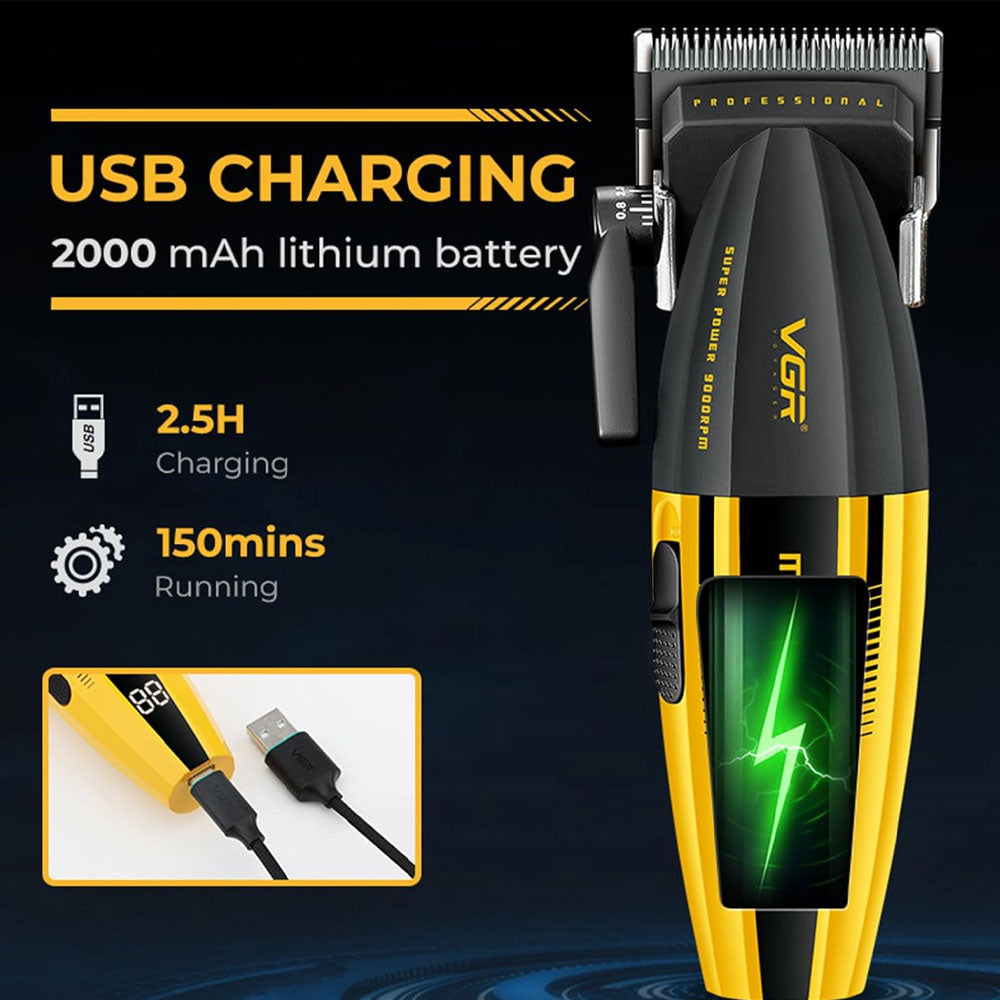 VGR Professional Hair Clipper V-285 Muscular C1